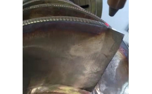 压榨螺旋轴激光熔覆